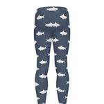 Shark Fish Pattern Print Men's leggings