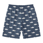 Shark Fish Pattern Print Men's Swim Trunks