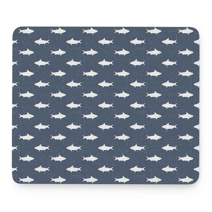 Shark Fish Pattern Print Mouse Pad