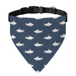 Shark Fish Pattern Print Over The Collar Dog Bandana