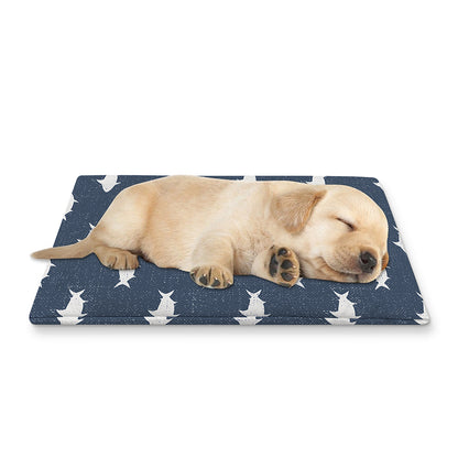 Shark Fish Pattern Print Pet Cooling Mat Cover