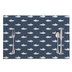 Shark Fish Pattern Print Placemat