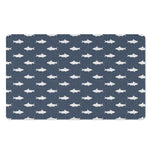 Shark Fish Pattern Print Polyester Doormat