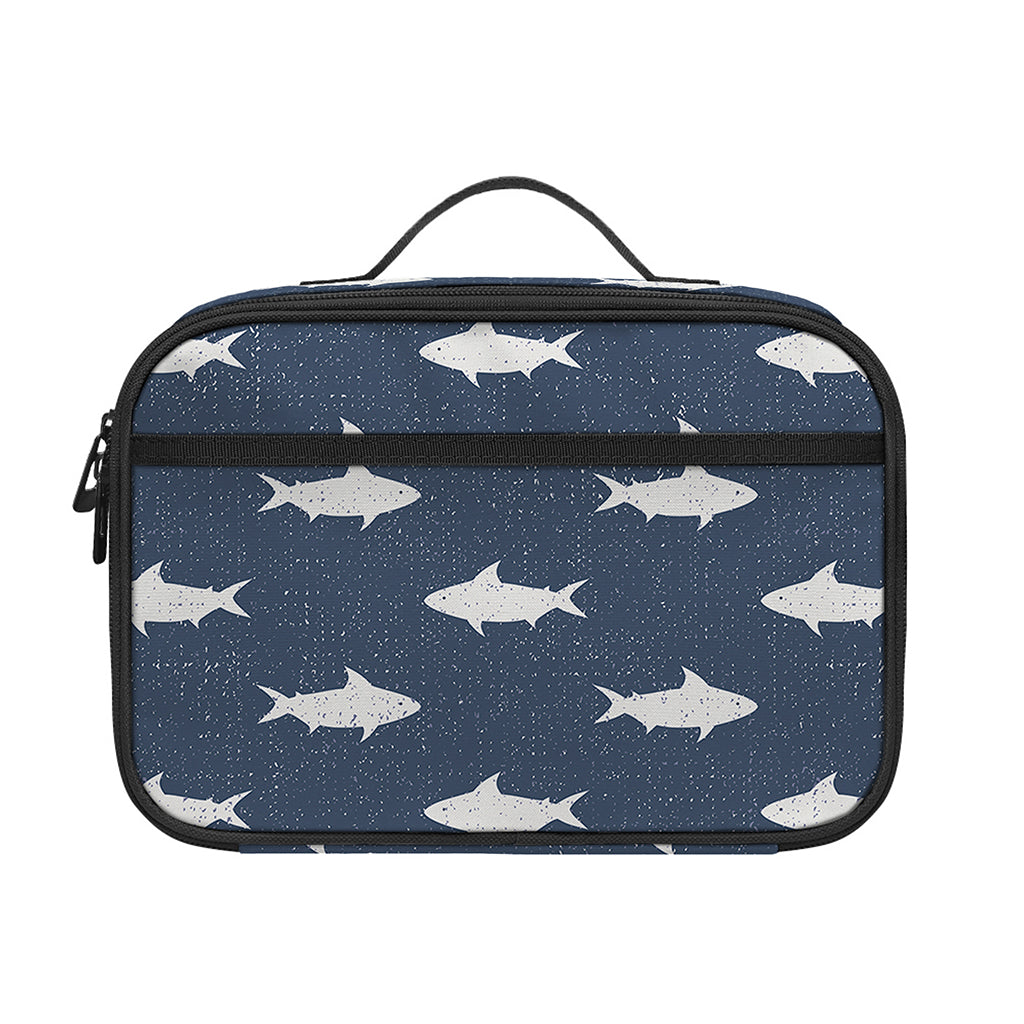 Shark Fish Pattern Print Portable Lunch Bag