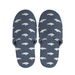 Shark Fish Pattern Print Slippers
