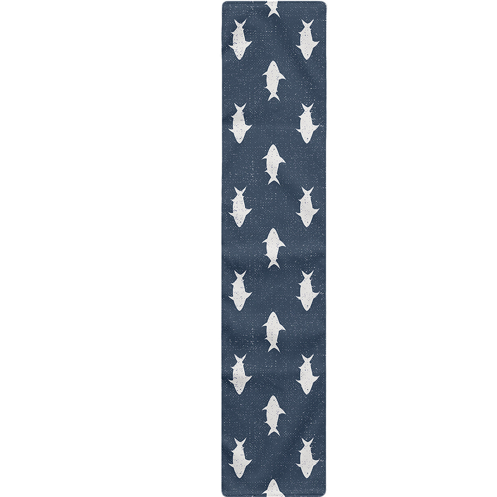 Shark Fish Pattern Print Table Runner