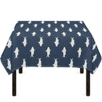 Shark Fish Pattern Print Tablecloth