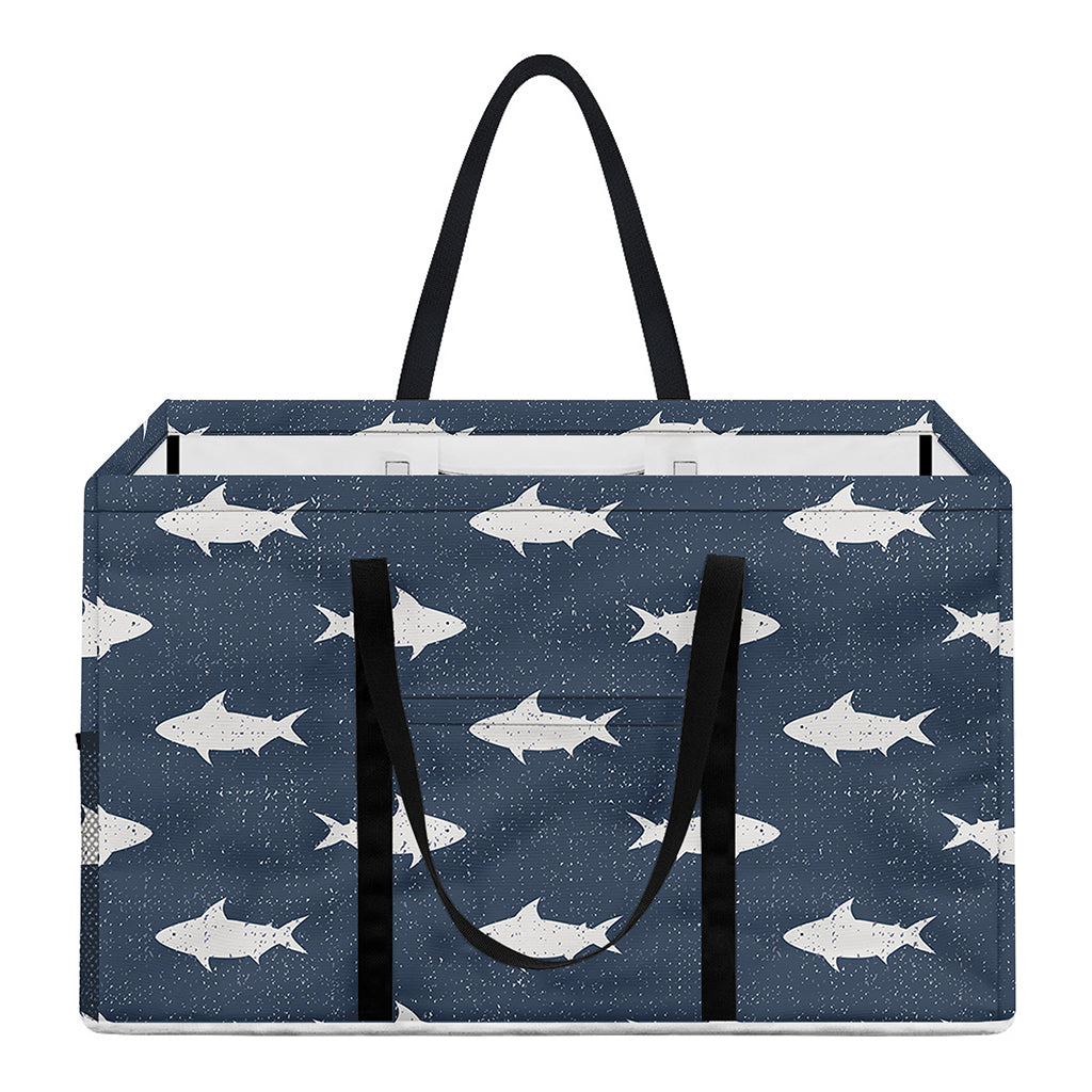Shark Fish Pattern Print Utility Tote Bag