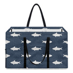 Shark Fish Pattern Print Utility Tote Bag