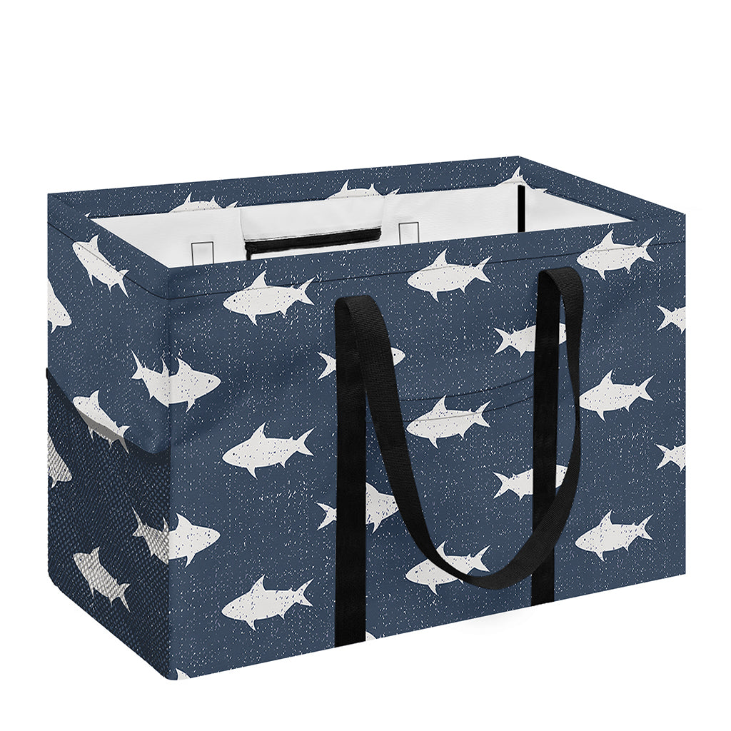 Shark Fish Pattern Print Utility Tote Bag