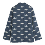 Shark Fish Pattern Print Women's Blazer