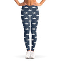Shark Fish Pattern Print Women's Leggings
