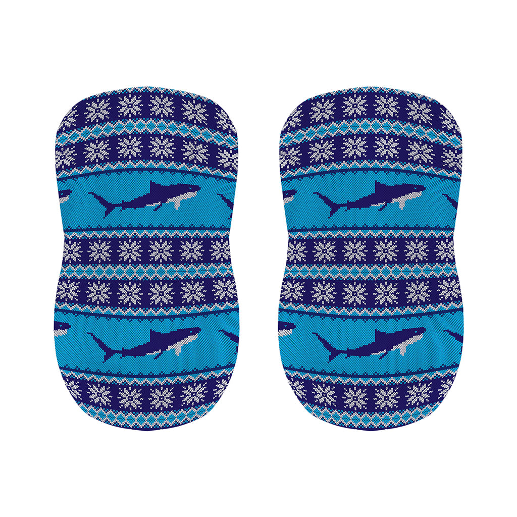 Shark Knitted Pattern Print Bar Stool Covers