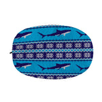 Shark Knitted Pattern Print Car Side Mirror Covers