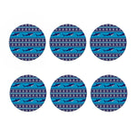 Shark Knitted Pattern Print Coaster Set