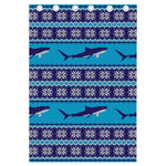 Shark Knitted Pattern Print Curtain