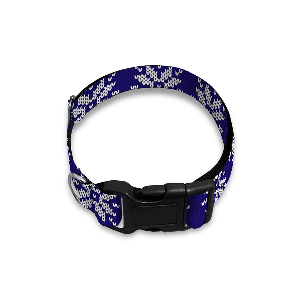 Shark Knitted Pattern Print Dog Collar