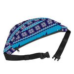 Shark Knitted Pattern Print Fanny Pack