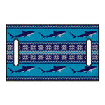 Shark Knitted Pattern Print Golf Cart Seat Cover