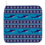 Shark Knitted Pattern Print Hand Towel