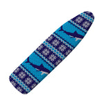 Shark Knitted Pattern Print Ironing Board Cover