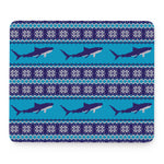 Shark Knitted Pattern Print Mouse Pad