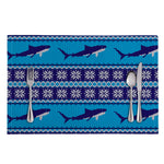 Shark Knitted Pattern Print Placemat