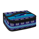 Shark Knitted Pattern Print Small Lunch Bag