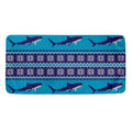 Shark Knitted Pattern Print Towel