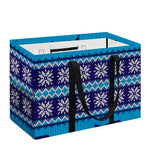 Shark Knitted Pattern Print Utility Tote Bag