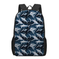 Shark Underwear Pattern Print 17 Inch Backpack