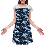 Shark Underwear Pattern Print Adjustable Apron