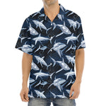 Shark Underwear Pattern Print Aloha Shirt