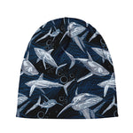 Shark Underwear Pattern Print Beanie