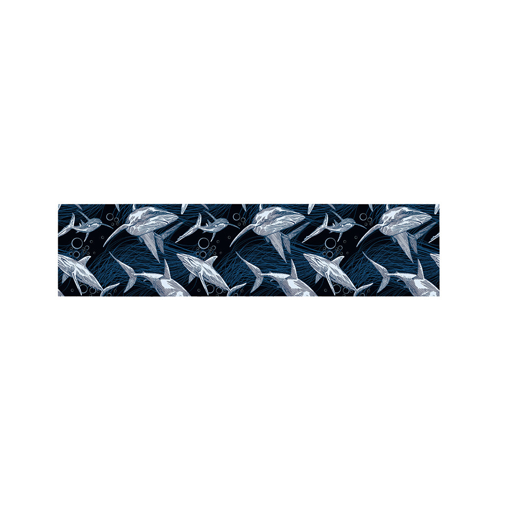 Shark Underwear Pattern Print Bed Runner