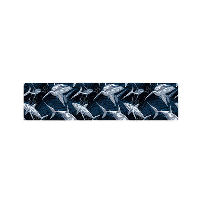 Shark Underwear Pattern Print Bed Runner
