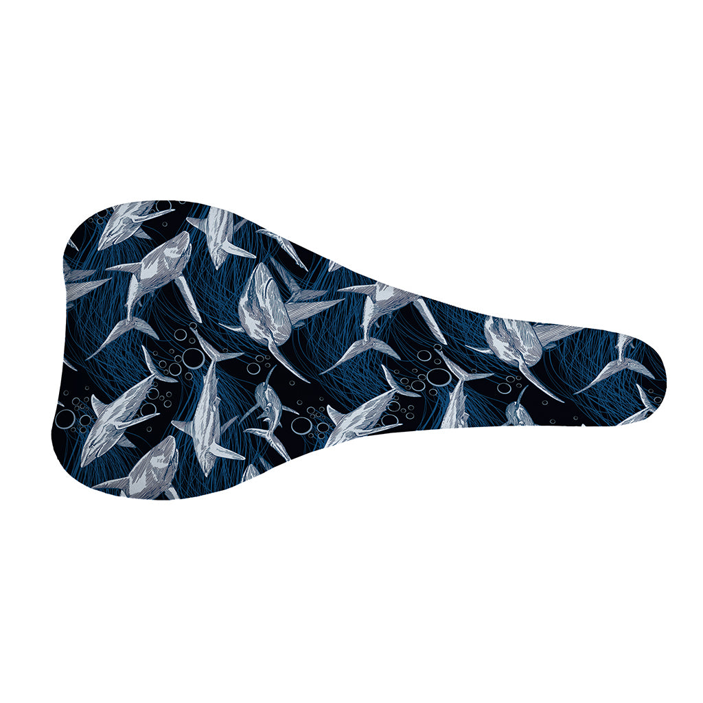Shark Underwear Pattern Print Bicycle Seat Cover