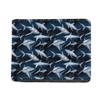 Shark Underwear Pattern Print Bifold Wallet