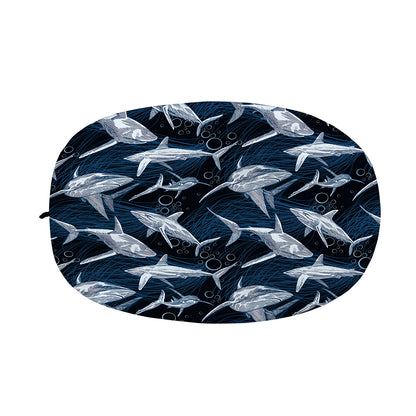 Shark Underwear Pattern Print Car Side Mirror Covers