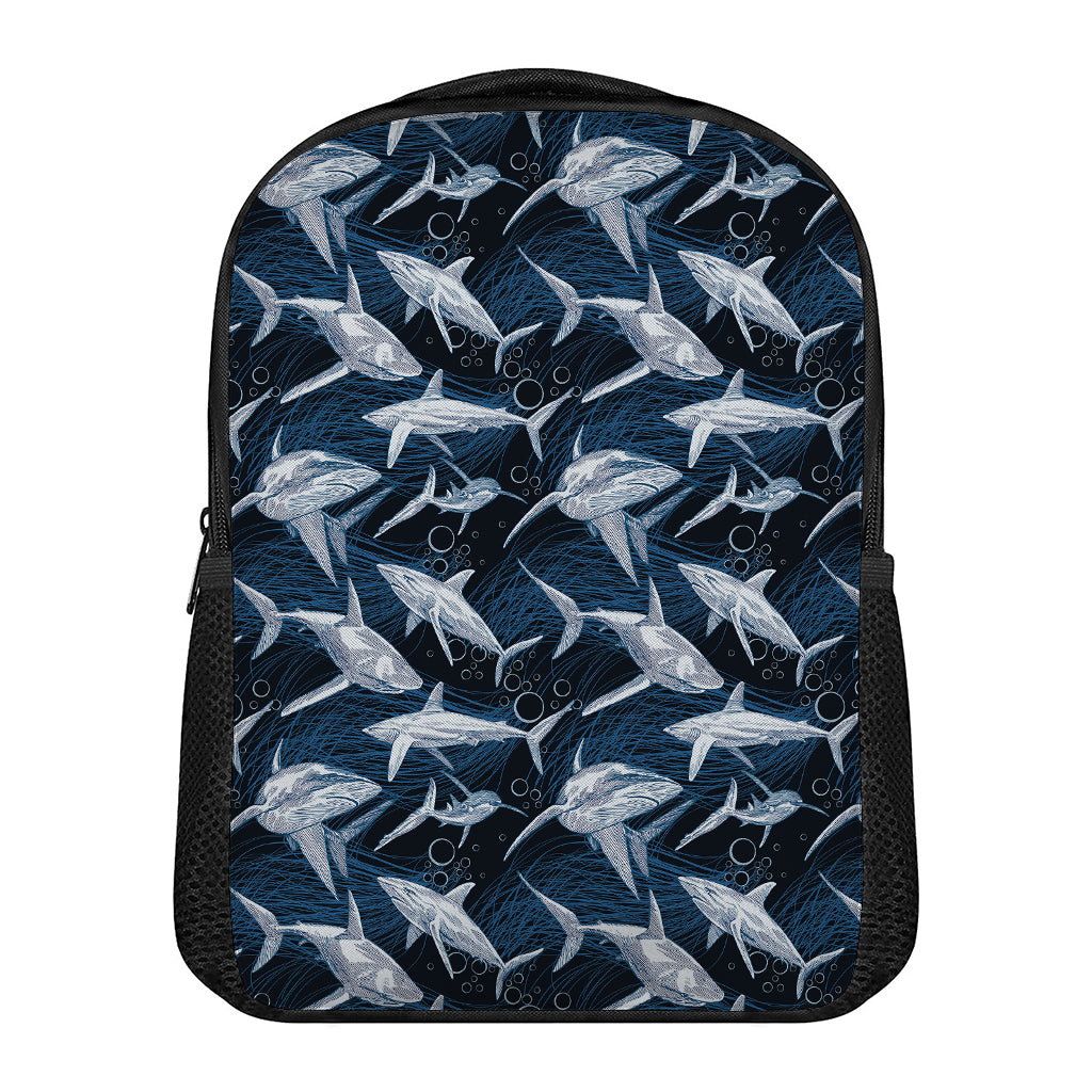 Shark Underwear Pattern Print Casual Backpack