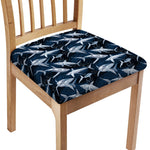 Shark Underwear Pattern Print Chair Cushion Cover