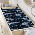 Shark Underwear Pattern Print Changing Pad Cover