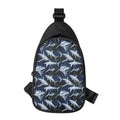 Shark Underwear Pattern Print Sling Bag