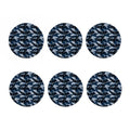 Shark Underwear Pattern Print Coaster Set