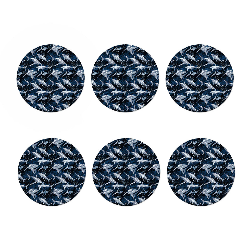 Shark Underwear Pattern Print Coaster Set