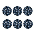 Shark Underwear Pattern Print Coaster Set