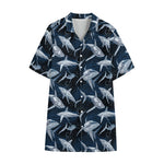 Shark Underwear Pattern Print Cotton Hawaiian Shirt