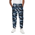 Shark Underwear Pattern Print Cotton Sweatpants