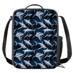 Shark Underwear Pattern Print Crossbody Lunch Bag
