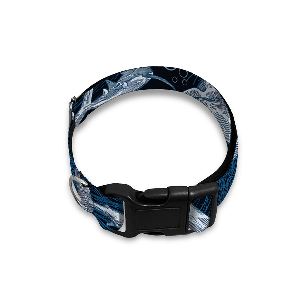 Shark Underwear Pattern Print Dog Collar